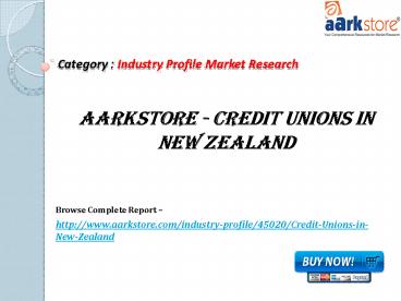 Aarkstore - Credit Unions in New Zealand