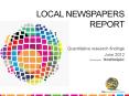 Local newspapers report PowerPoint PPT Presentation