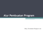Alur Pembuatan Program - visual basic bagian 2