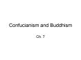 Confucianism and Buddhism PowerPoint PPT Presentation