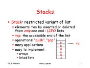 Stacks