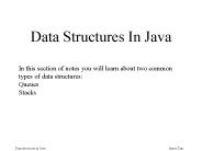 Data Structures In Java