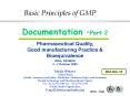 Basic Principles of GMP PowerPoint PPT Presentation