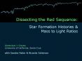 Dissecting the Red Sequence:  Star Formation Histories PowerPoint PPT Presentation