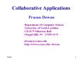 Collaborative Applications PowerPoint PPT Presentation