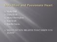 Data Mind and Passionate Heart PowerPoint PPT Presentation