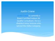 Justin Crane Services | Justin Crane