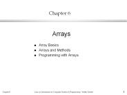 Array Basics