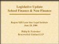 Legislative Update School Finance PowerPoint PPT Presentation