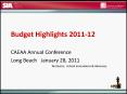 Budget Highlights 2011-12 PowerPoint PPT Presentation