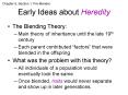 Early Ideas about Heredity PowerPoint PPT Presentation