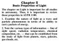 Chapter 5 Basic Properties of Light PowerPoint PPT Presentation