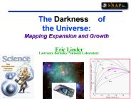 The Darkness  of the Universe: