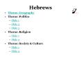 Hebrews PowerPoint PPT Presentation