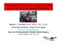 Comments of Keep Food Legal Opposing New York City PowerPoint PPT Presentation