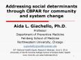 Addressing social determinants through CBPAR for community and system change PowerPoint PPT Presentation