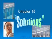 UNIT 6:  Chemical Equilibrium Chapter 15  