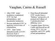 Vaughan, Cairns