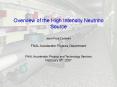 Overview of the High Intensity Neutrino Source PowerPoint PPT Presentation