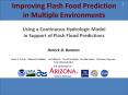 Using a Continuous Hydrologic Model in Support of Flash Flood Predictions PowerPoint PPT Presentation