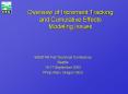 Overview of Increment Tracking and Cumulative Effects Modeling Issues PowerPoint PPT Presentation