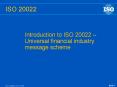 Introduction to ISO 20022  PowerPoint PPT Presentation