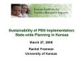 Sustainability of PBS Implementation: State-wide Planning in Kansas PowerPoint PPT Presentation
