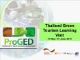 Thailand Green Tourism Learning Visit PowerPoint PPT Presentation