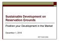 Sustainable Development on Reservation Grounds PowerPoint PPT Presentation