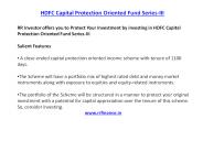HDFC Capital Protection Oriented Fund Series-III