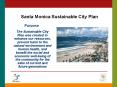 Santa Monica Sustainable City Plan PowerPoint PPT Presentation