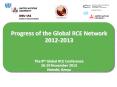 Progress of the Global RCE Network 2012-2013   The 8th Global RCE Conference 26-29 November 2013 Nairobi, Kenya PowerPoint PPT Presentation