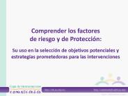 Comprender los factores de riesgo y de Protecci