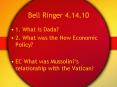 Bell Ringer 4.14.10 PowerPoint PPT Presentation