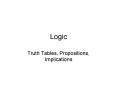 Logic PowerPoint PPT Presentation