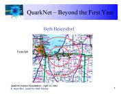 QuarkNet Mentor Presentation 