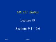ME 221  Statics