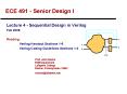ECE 491 - Senior Design I PowerPoint PPT Presentation