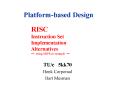 Platform-based Design PowerPoint PPT Presentation