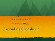 Cascading Stylesheets