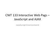 CNIT 133 Interactive Web Pags 
