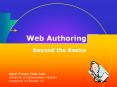 Web Authoring PowerPoint PPT Presentation