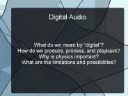 Digital Audio