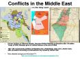 Conflicts in the Middle East aka the Holy Land PowerPoint PPT Presentation