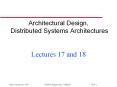 Architectural Design, Distributed Systems Architectures PowerPoint PPT Presentation
