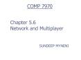 Chapter 5.6 Network and Multiplayer PowerPoint PPT Presentation