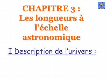 CHAPITRE 3 : Les longueurs 