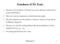 Goodness of Fit Tests PowerPoint PPT Presentation