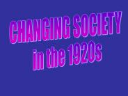 CHANGING SOCIETY