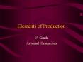 Elements of Production PowerPoint PPT Presentation
